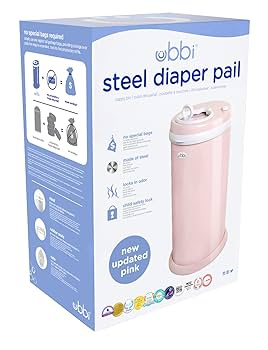 Amazon.com: Ubbi Steel Diaper Pail, Odor Locking, No Special